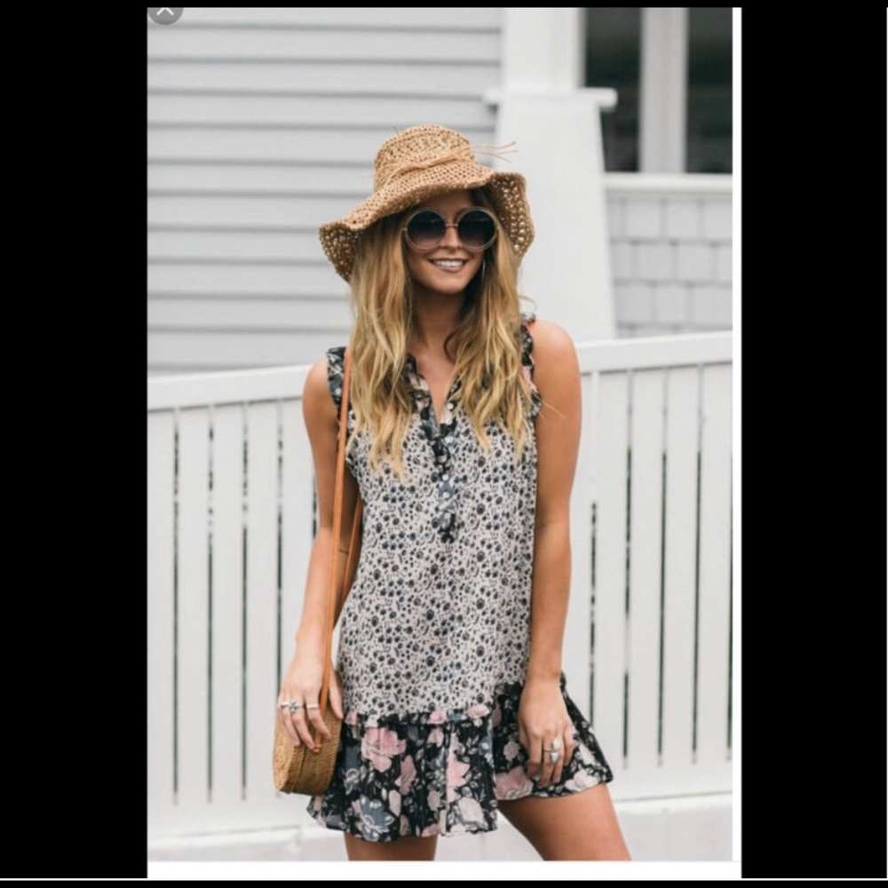 Spell & The Gypsy Winona Tunic Dress Coal S